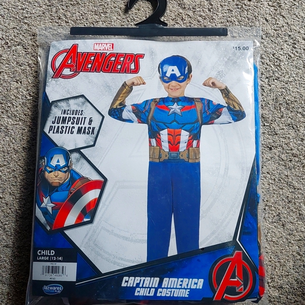Marvel Avengers Captain America Halloween Costume